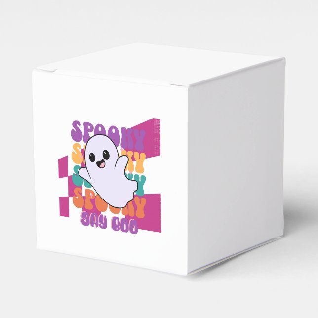 Spooky Boo Favour Box (Front Side)
