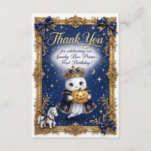 Spooky Boo Halloween Thank You Card