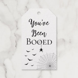 Spooky Booed Halloween Gift Tags