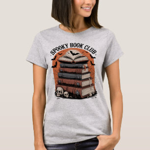 Spooky Book Club Halloween Book Lover T-Shirt