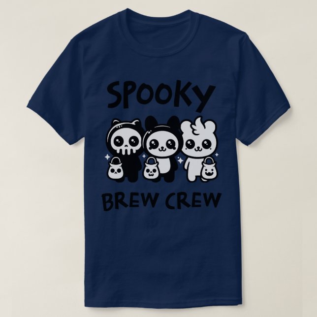 Spooky Brew Crew TShirt (Design Front)