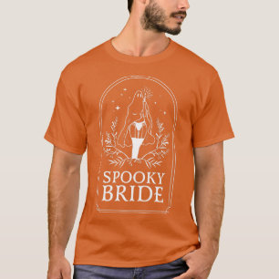 Spooky Bride Goth Wedding Bachelorette Party Hallo T-Shirt