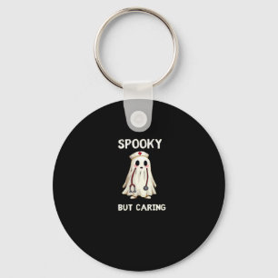 SPOOKY BUT CARING Essential T-Shirt Key Ring