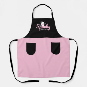 Spooky But Cute Ghost Girl Apron