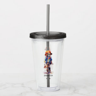 Spooky But Cute Zombie Kid – Adorable Macabre (3) Acrylic Tumbler