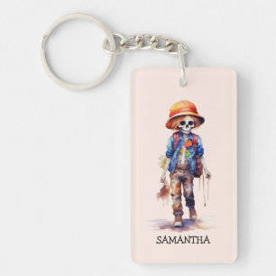 Spooky But Cute Zombie Kid – Adorable Macabre (3) Key Ring