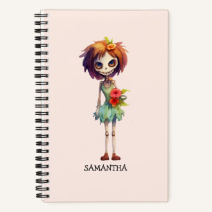 Spooky But Cute Zombie Kid – Adorable Macabre Notebook