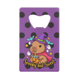 Spooky but Sweet Capybara Witch Halloween