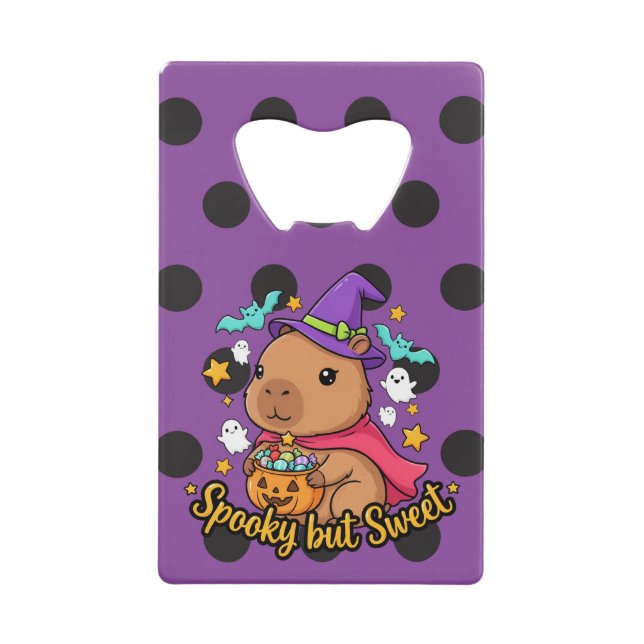 Spooky but Sweet Capybara Witch Halloween (Front)
