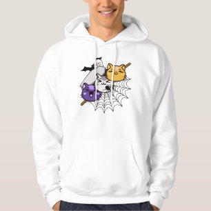 Spooky Cat Dango - Kawaii Gothic Japan Skewer Hoodie