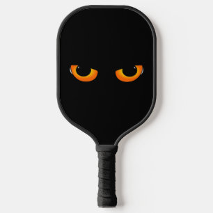 Spooky Cat Eyes Pickleball Paddle