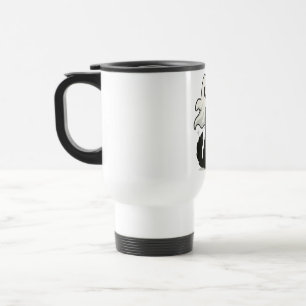 Spooky Cat & Ghost Mug – Cute Halloween Coffee Cup