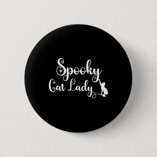Spooky Cat Mum Shirt 6 Cm Round Badge