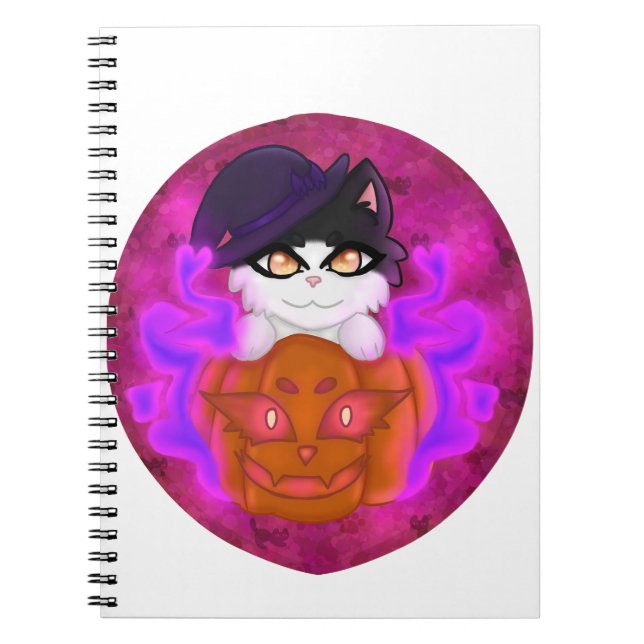 Spooky cat notebook (Front)