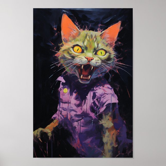 Spooky Cat Poster (Front)