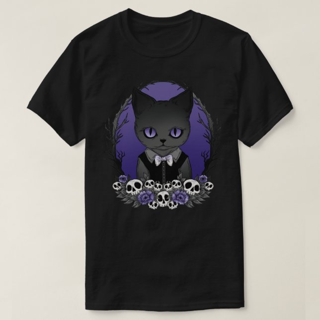 Spooky cat T-Shirt (Design Front)