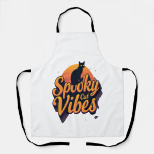 Spooky Cat Vibes 2 Apron