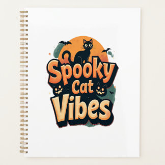 Spooky Cat Vibes Planner