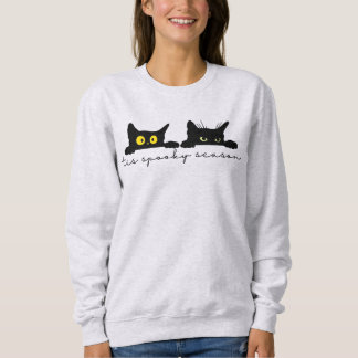 Spooky Cats Season, Cute Halloween Cats Sweatshirt