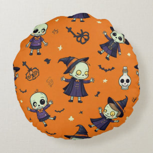 Spooky Chic Halloween Pillow - Frightfully Festive