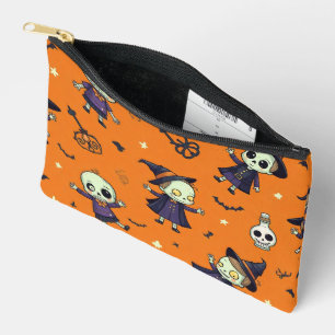 Spooky Chic Halloween Pillow - Frightfully Festive Accessory Pouch