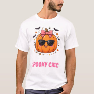 Spooky Chic Pumpkin T-Shirt