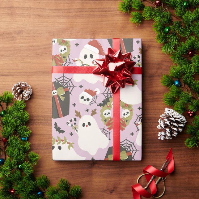 Spooky Christmas Wrapping Paper (Holiday Gift)