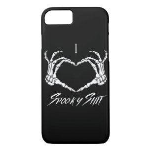 Spooky Classic - Skeleton Hands Heart Case-Mate iPhone Case