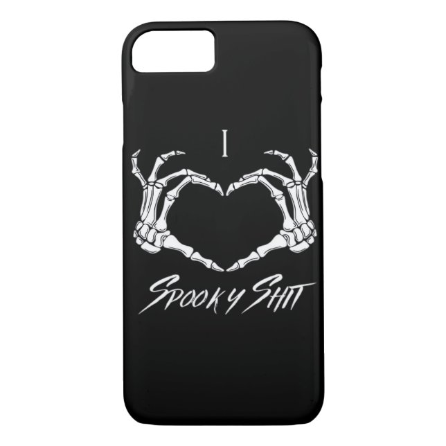 Spooky Classic - Skeleton Hands Heart Case-Mate iPhone Case (Back)