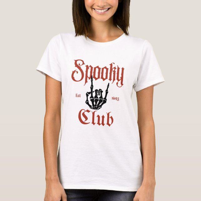 Spooky Club Halloween Tee (Front)