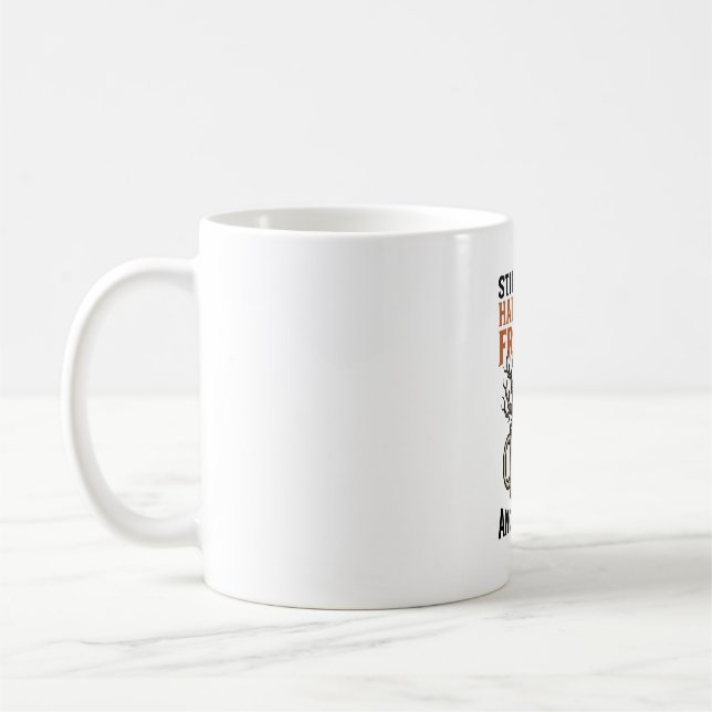 Spooky Coffee Halloween Haunted Mug Graphic Shirt_ (Left)
