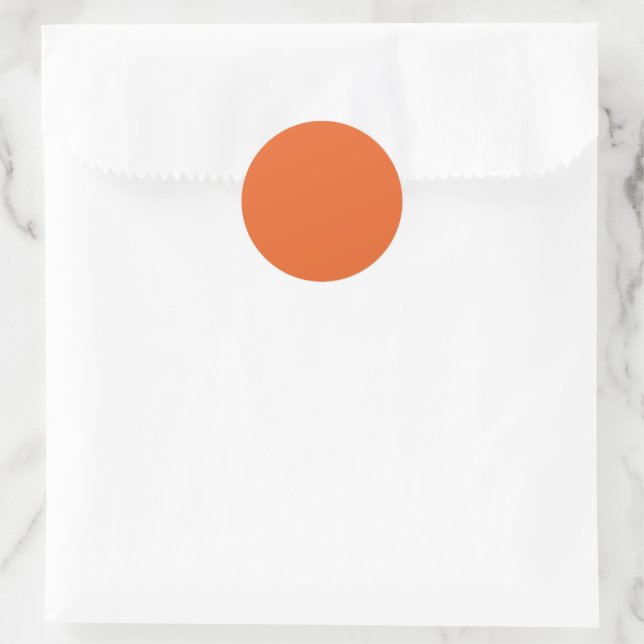 Spooky Colours - Deep Orange Stickers (Bag)