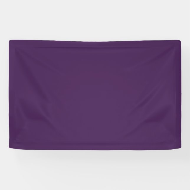 Spooky Colours - Deep Purple Banner (Horizontal)