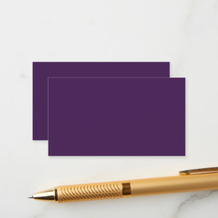 Spooky Colours - Deep Purple Enclosure Card