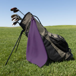 Spooky Colours - Deep Purple Golf Towel