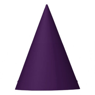 Spooky Colours - Deep Purple Party Hat