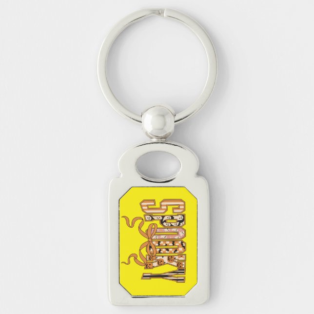 Spooky Coquette Halloween Aesthetic-66166 Key Ring (Front)