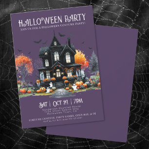 Spooky Costume Halloween Party Invitation