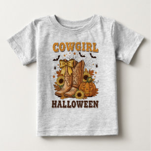 Spooky Cowgirl Halloween Two-Tone Coffee Mug Baby T-Shirt