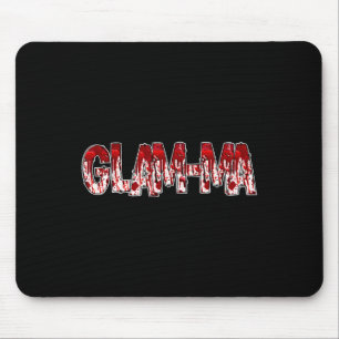 Spooky Creepy Grandma Glam-ma Halloween Costume Mouse Pad
