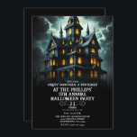 Spooky Creepy Scary Haunted House Halloween Party Invitation<br><div class="desc">Customise any way you want.</div>