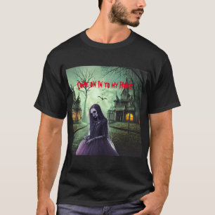 Spooky Creepy Woman T-Shirt