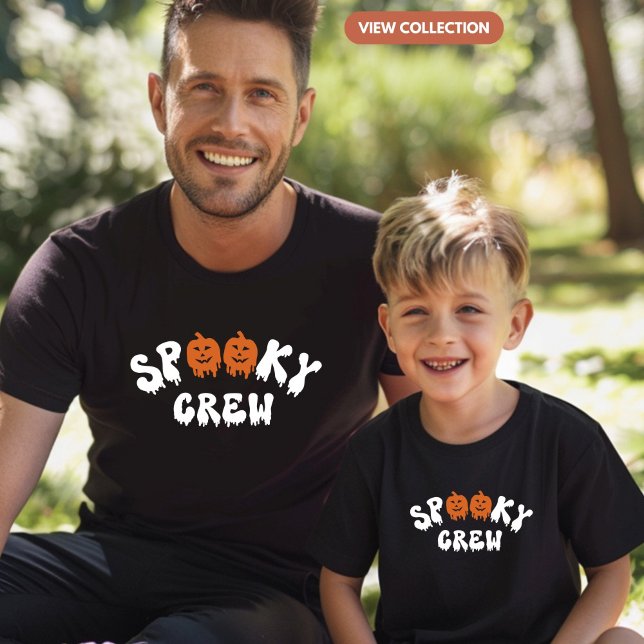 Spooky Crew Halloween Matching Family Boys T-Shirt (Creator Uploaded)