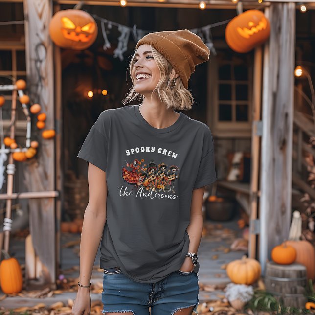 Spooky Crew Halloween Matching Family T-Shirt (Creator Uploaded)