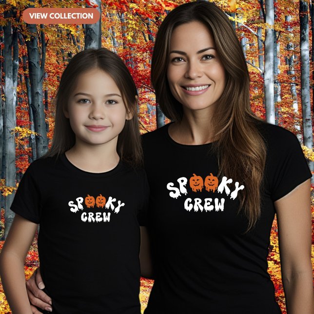 Spooky Crew Halloween Matching Family Women's T-Shirt (Creator Uploaded)