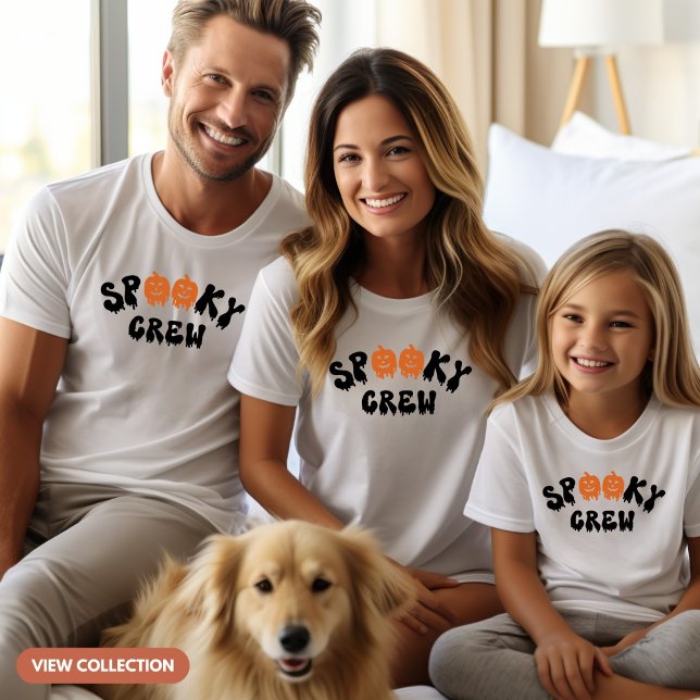 Spooky Crew Halloween Matching Family Women's T-Shirt (Creator Uploaded)