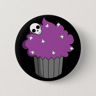Spooky Cupcake 6 Cm Round Badge