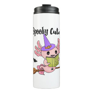 Spooky Cute Axolotl Halloween Thermal Tumbler