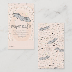 Spooky Cute Diaper Raffle Fall Baby Shower Enclosure Card