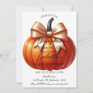 Spooky Cute First Birthday Halloween Party Invitat Invitation